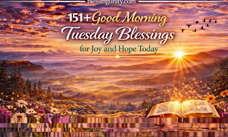 151+ Good Morning Tuesday Blessings for Joy and Hope Today
