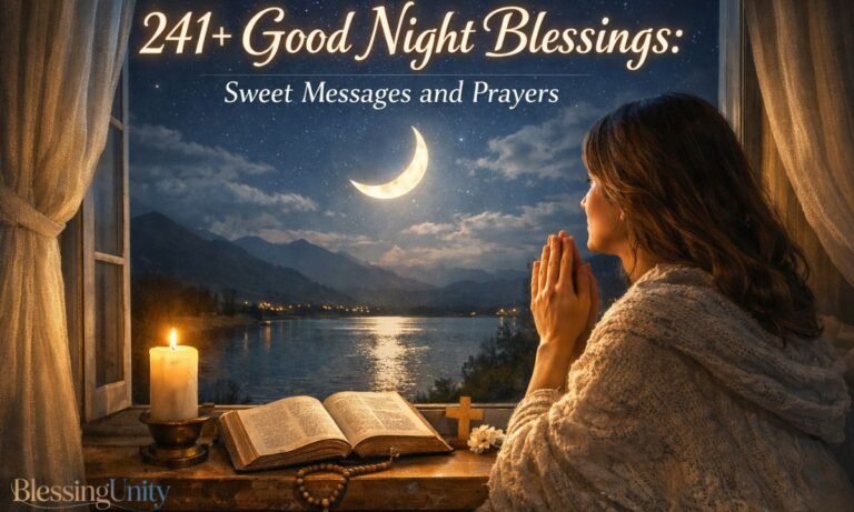 241+ Good Night Blessings: Sweet Messages and Prayers