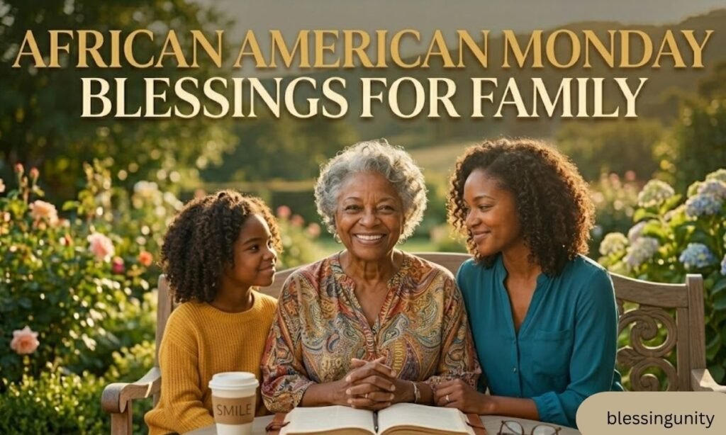 African American Monday Blessings for Family