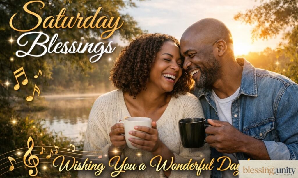 African American Saturday Blessings GIF with Music