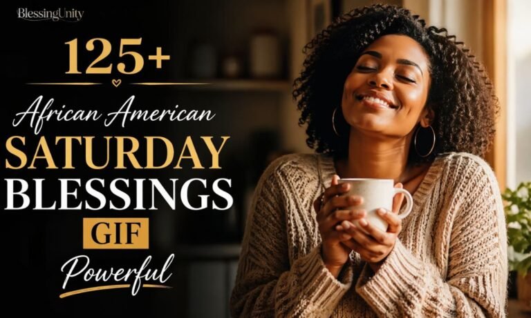 African American Saturday Blessings Gif Powerful