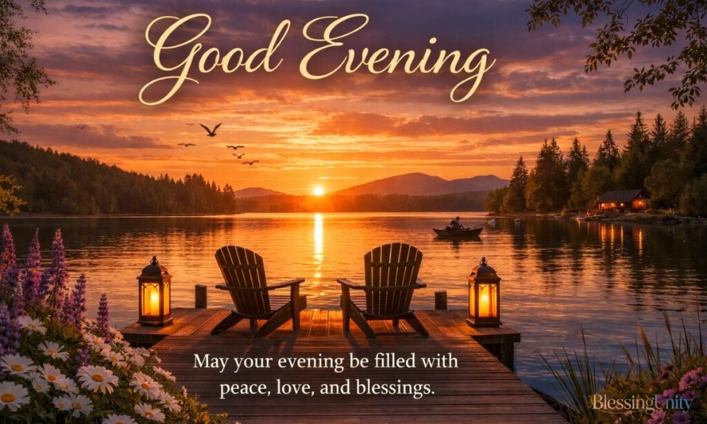 Beautiful Good Evening Blessings Images