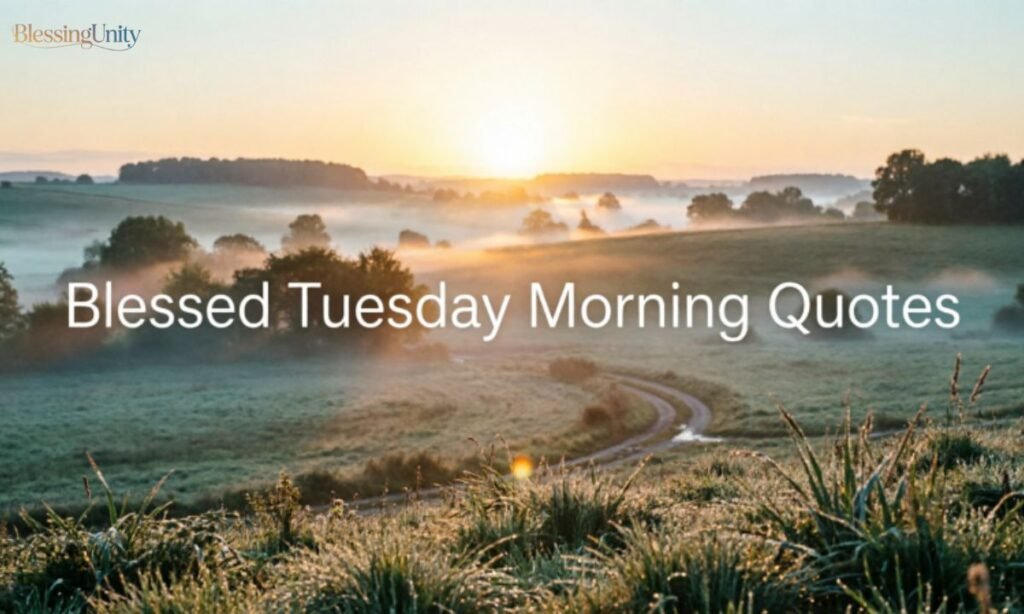 Blessed Tuesday Morning Quotes
