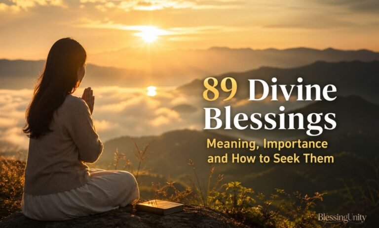 Divine Blessings Meaning Importance and How to Seek Them