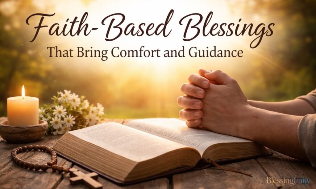 Faith Based Blessings That Bring Comfort and Guidance