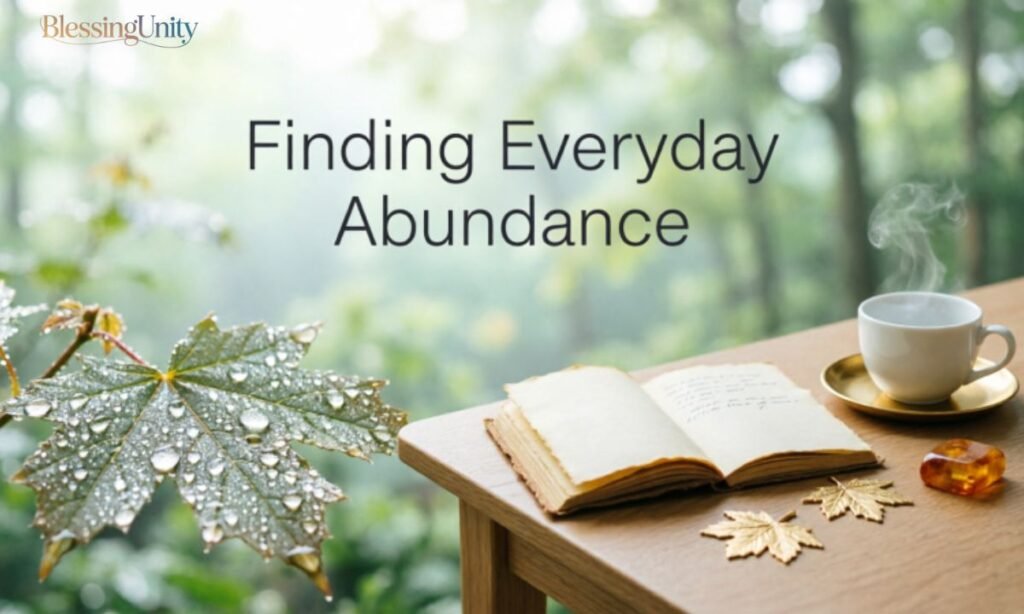 Finding Everyday Abundance
