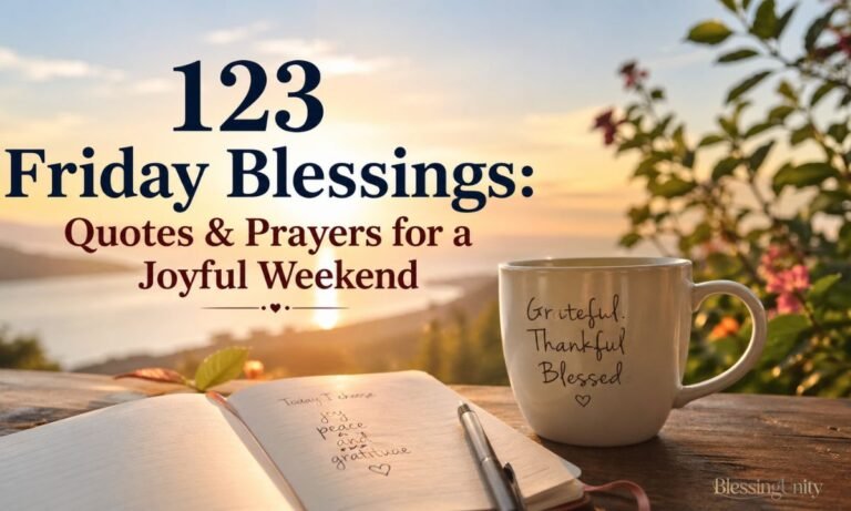 Friday Blessings Quotes & Prayers for a Joyful Weekend