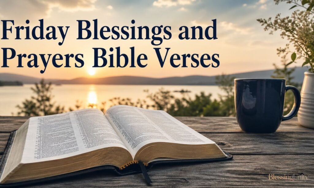 Friday Blessings and Prayers Bible Verses