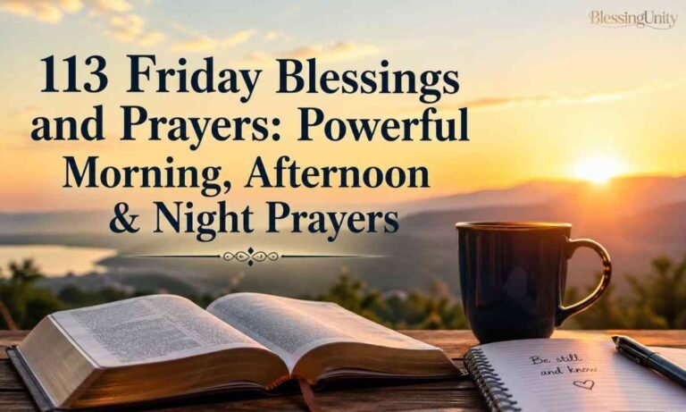Friday Blessings and Prayers Powerful Morning, Afternoon & Night Prayers