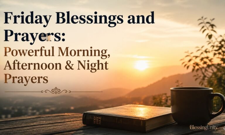 Friday Blessings and Prayers: Powerful Morning, Afternoon & Night Prayers