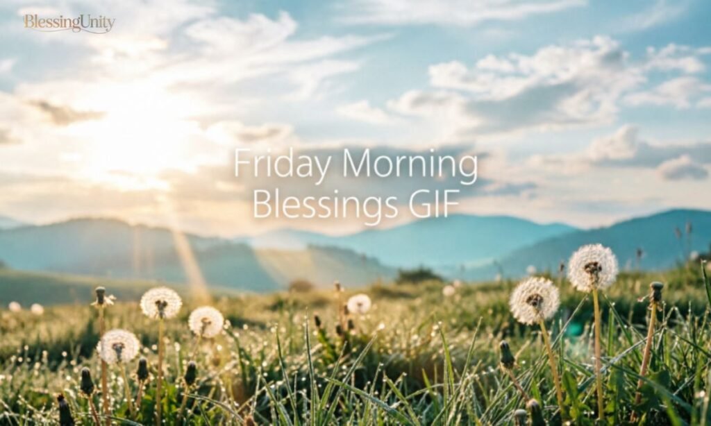 Friday Morning Blessings GIF