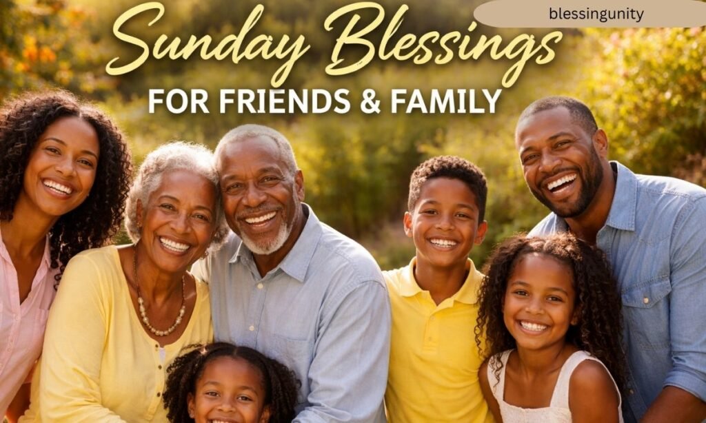 African American Sunday Blessings for Friends and Family