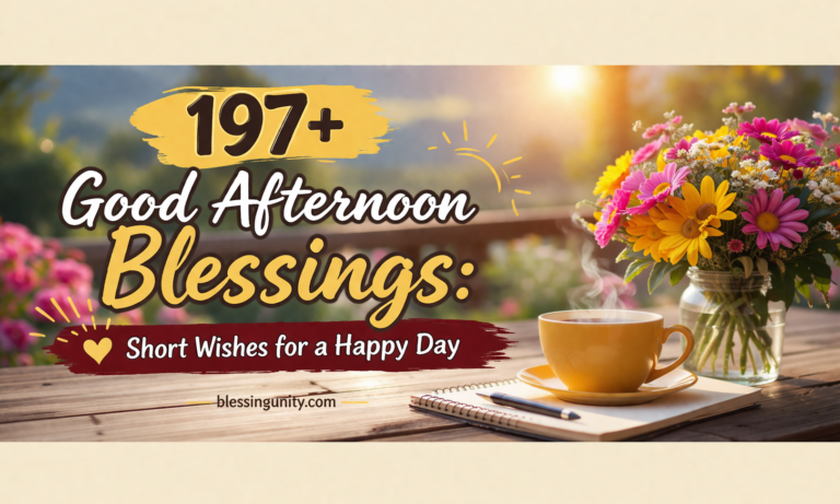 Good Afternoon Blessings