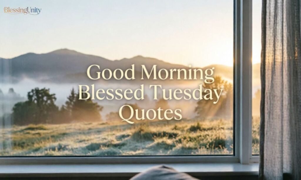 Good Morning Blessed Tuesday Quotes