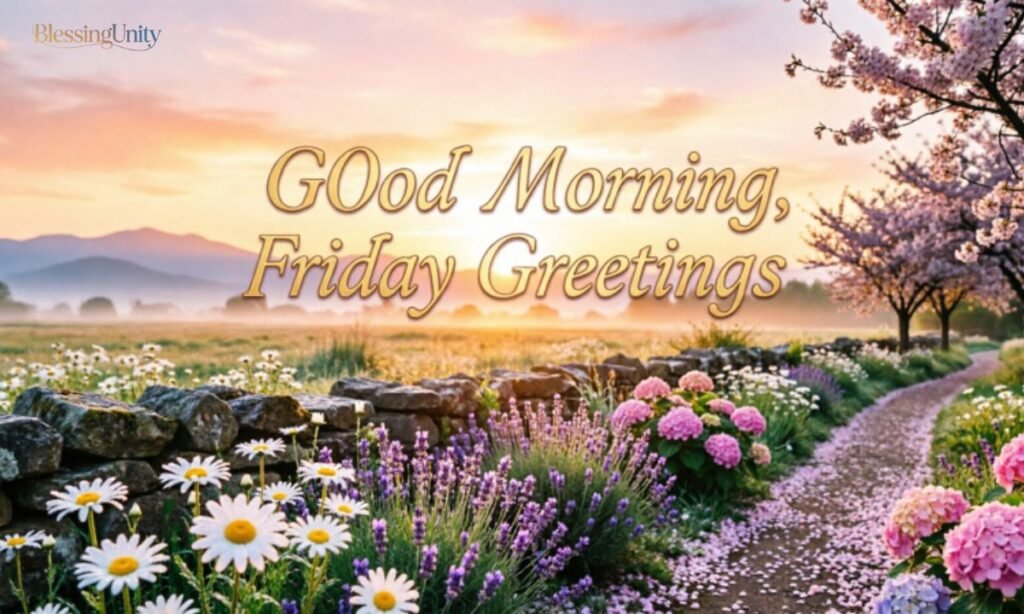 Good Morning, Friday Greetings