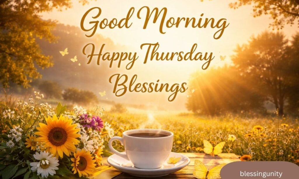 Good Morning Happy Thursday Blessings