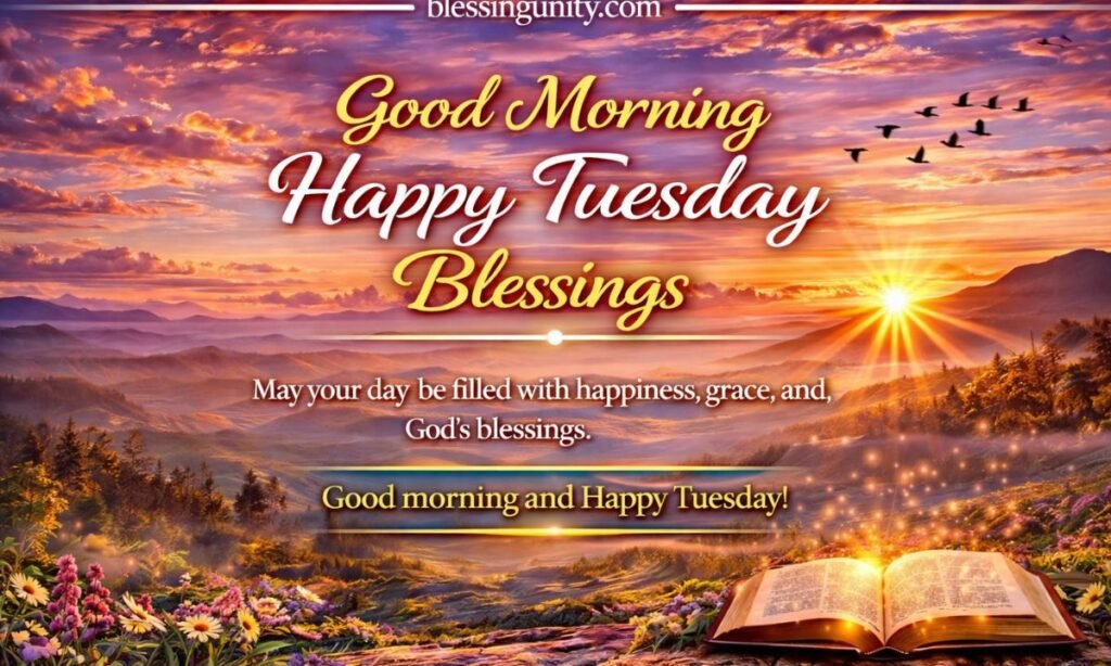 Good Morning Happy Tuesday Blessings