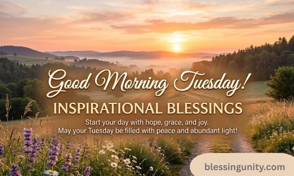 Good Morning Tuesday Inspirational Blessings