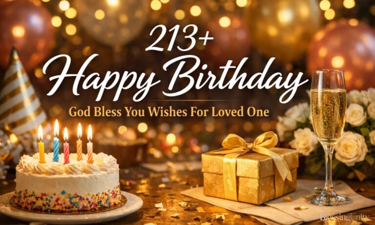 Happy Birthday God Bless You​ Wishes For Loved one