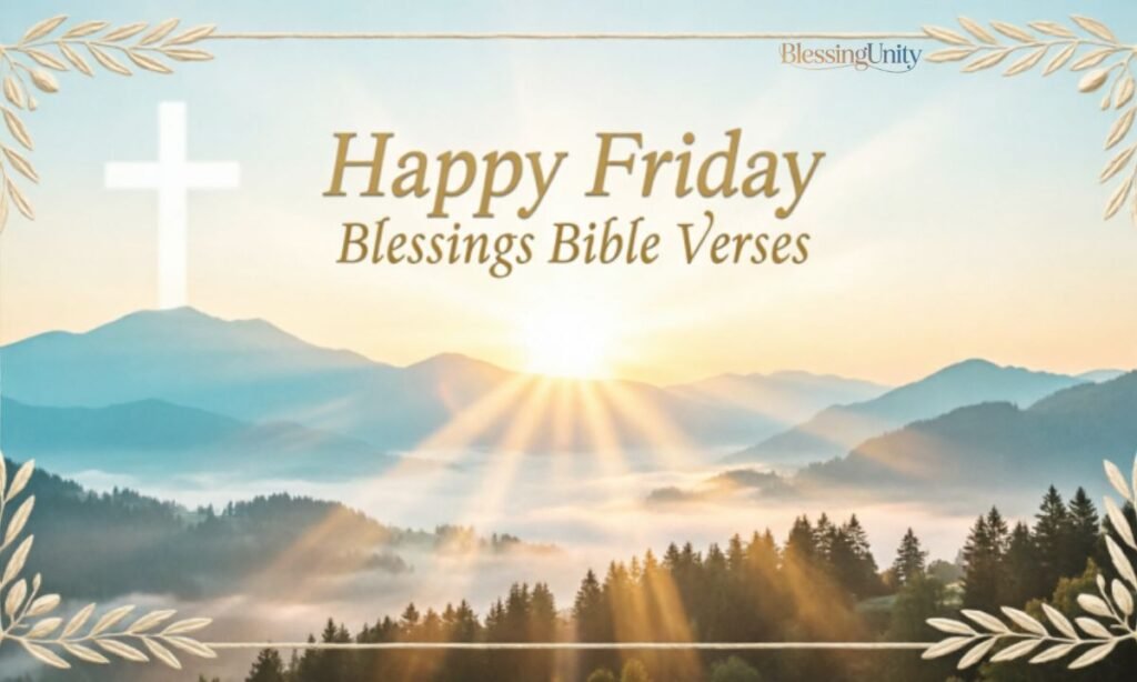 Happy Friday Blessings Bible Verses