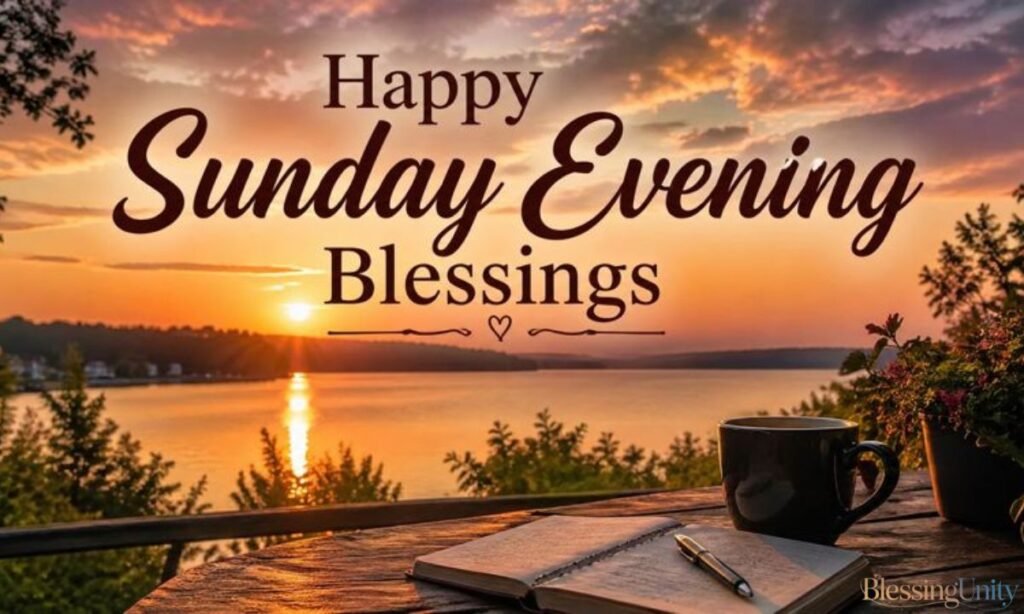 Happy Sunday Evening Blessings