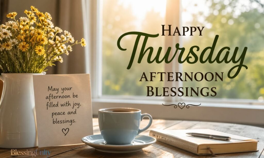 Happy Thursday Afternoon Blessings