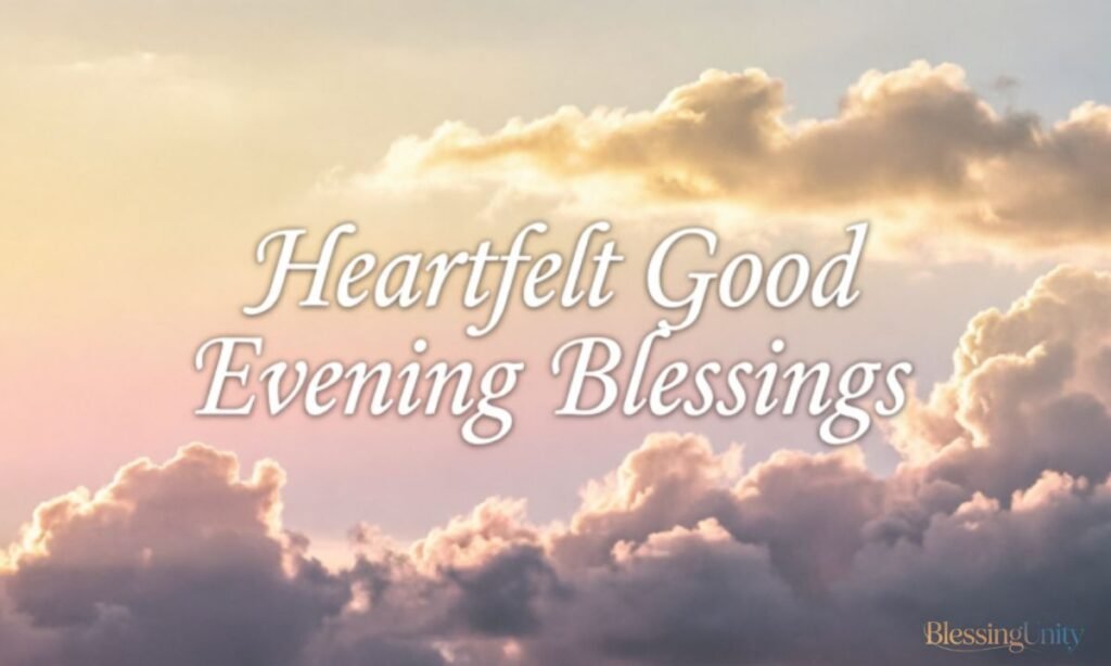Heartfelt Good Evening Blessings