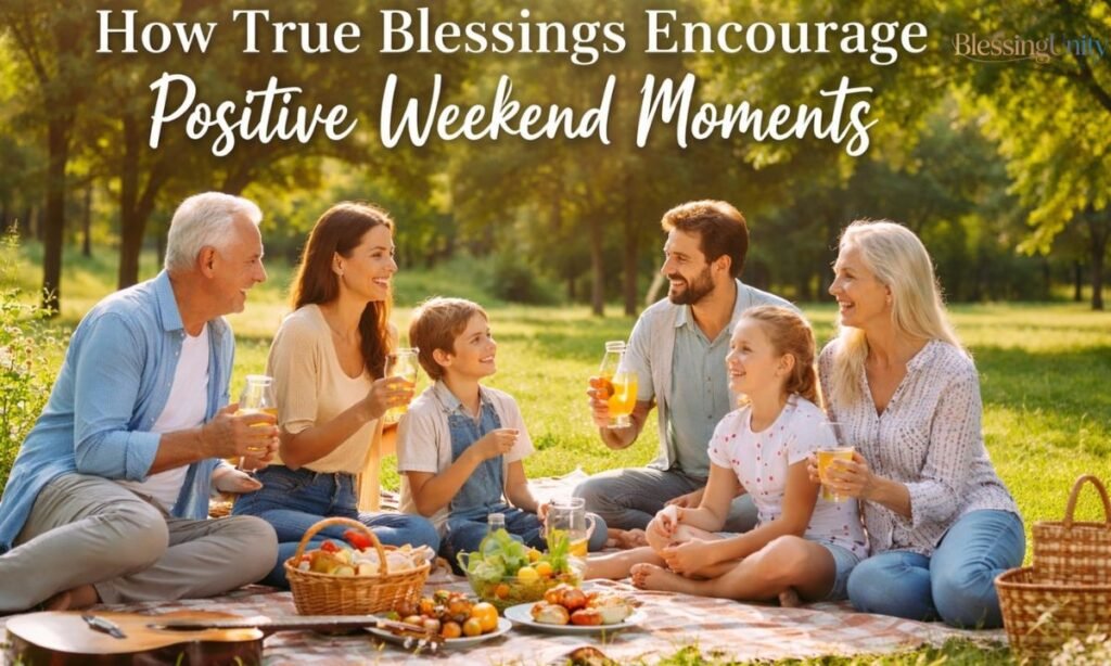 How True Blessings Encourage Positive Weekend Moments