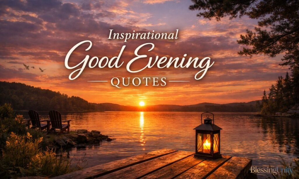 Inspirational Good Evening Quotes