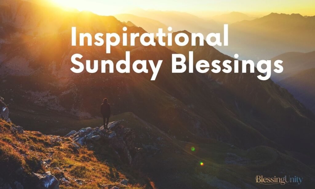 Inspirational Sunday Blessings