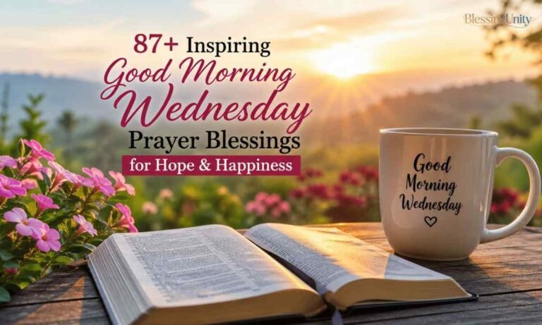 Inspiring Good Morning Wednesday Prayer Blessings for Hope & Happiness