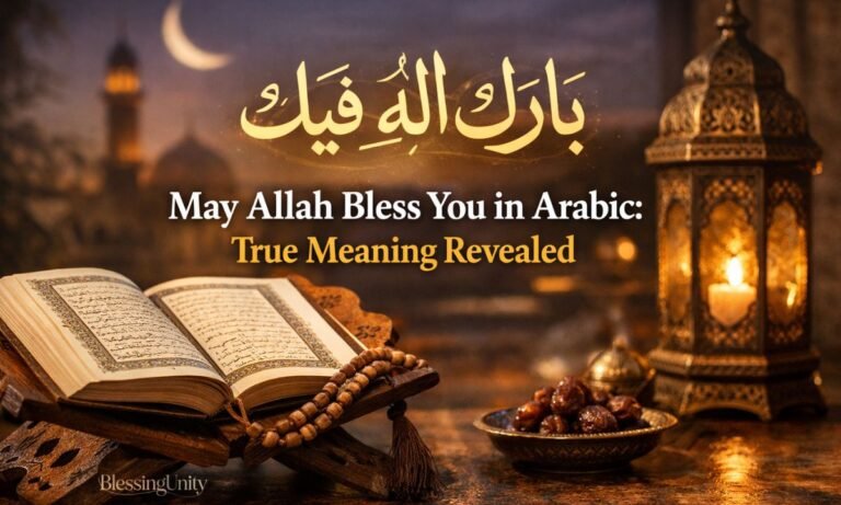 May Allah Bless You in Arabic: True Meaning Revealed