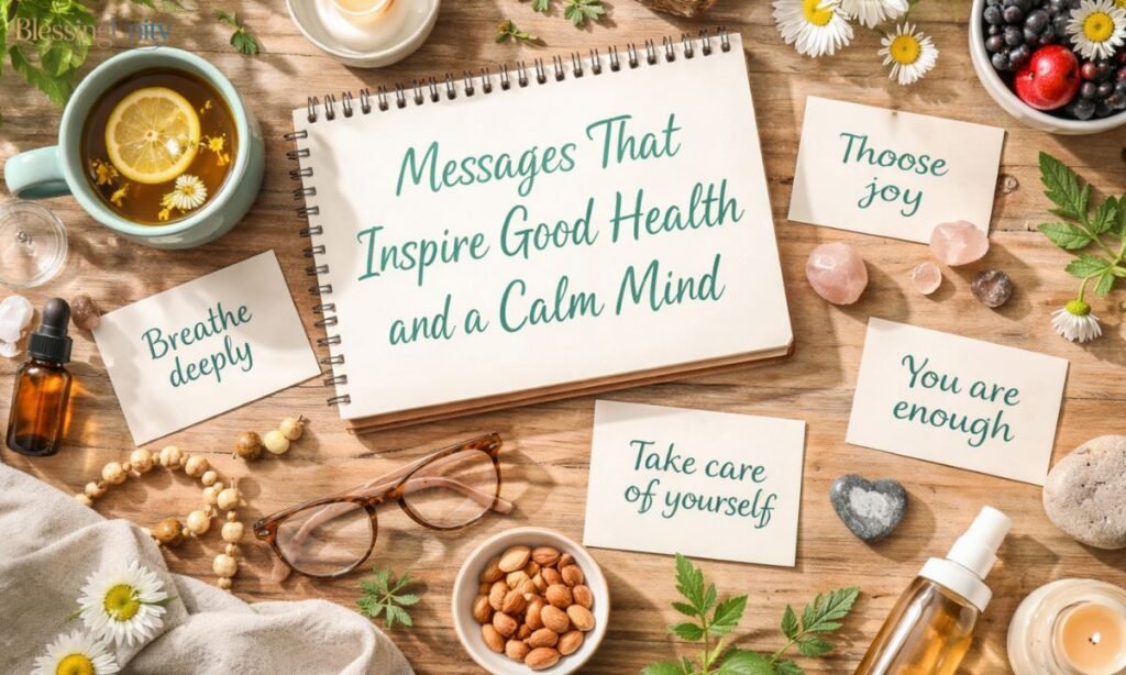 Messages That Inspire Good Health and a Calm Mind