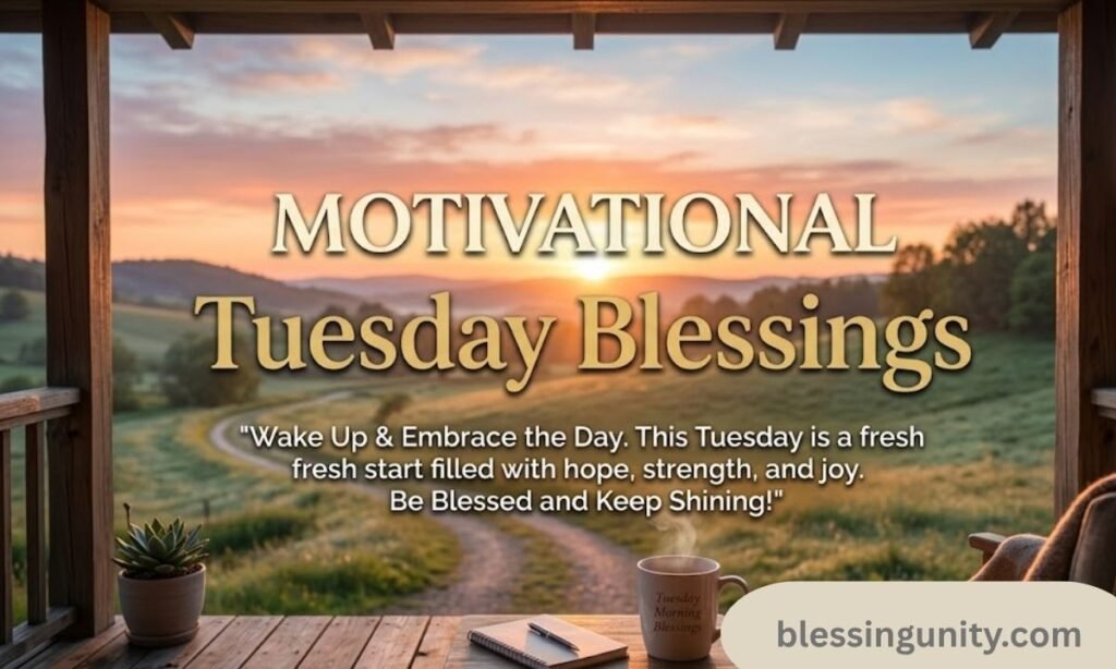 Motivational Tuesday Blessings