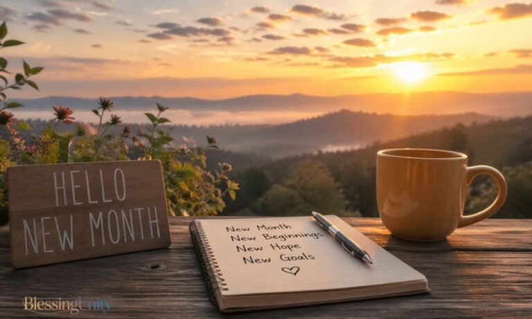 New Month Blessings to Start Fresh with Hope and Happiness