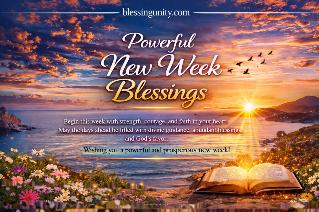 Powerful New Week Blessings