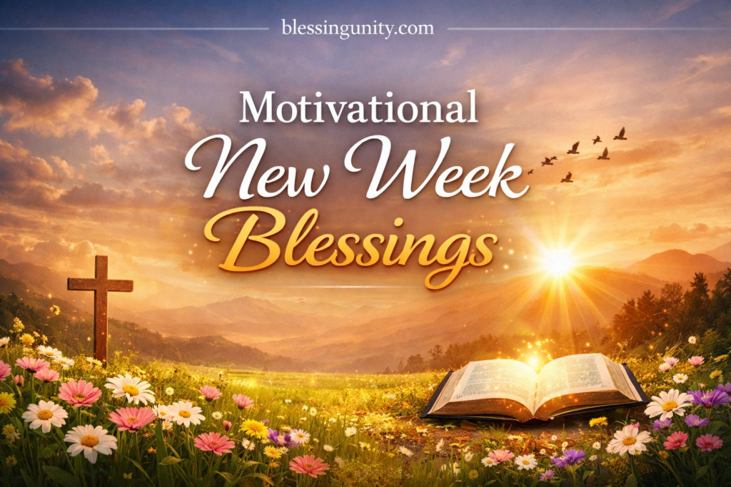 Motivational New Week Blessings