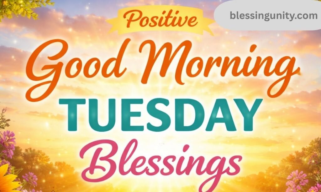 Positive Good Morning Tuesday Blessings