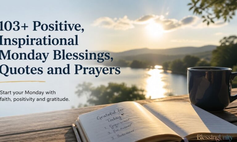 Positive, Inspirational Monday Blessings, Quotes and Prayers