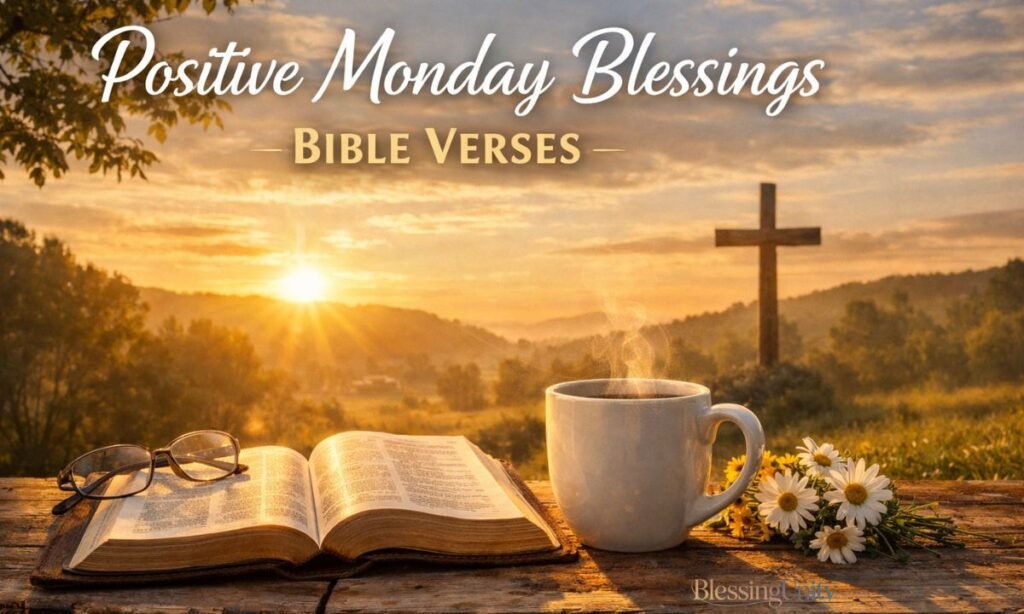 Positive Monday Blessings Bible Verses