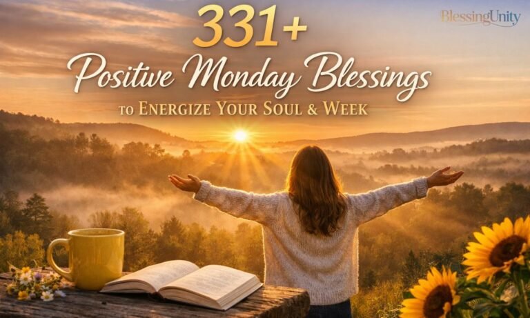 Positive Monday Blessings to Energize Your Soul & Week