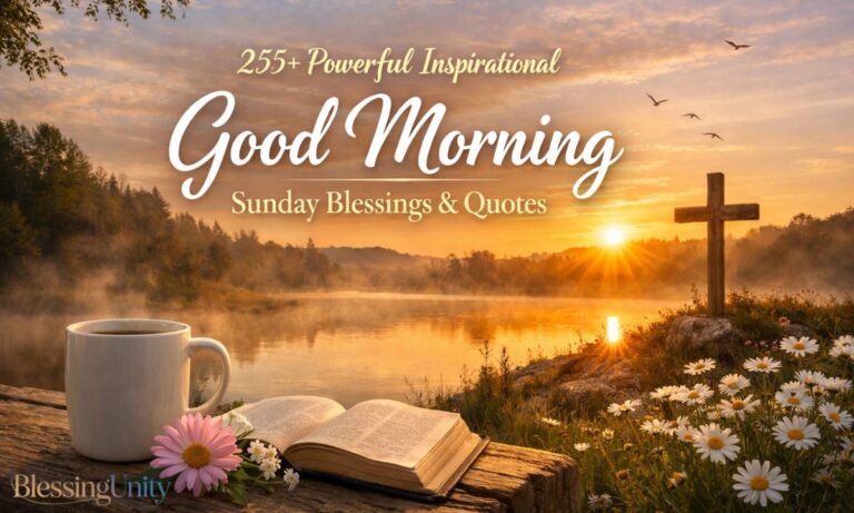 Powerful Inspirational Good Morning Sunday Blessings and Quotes