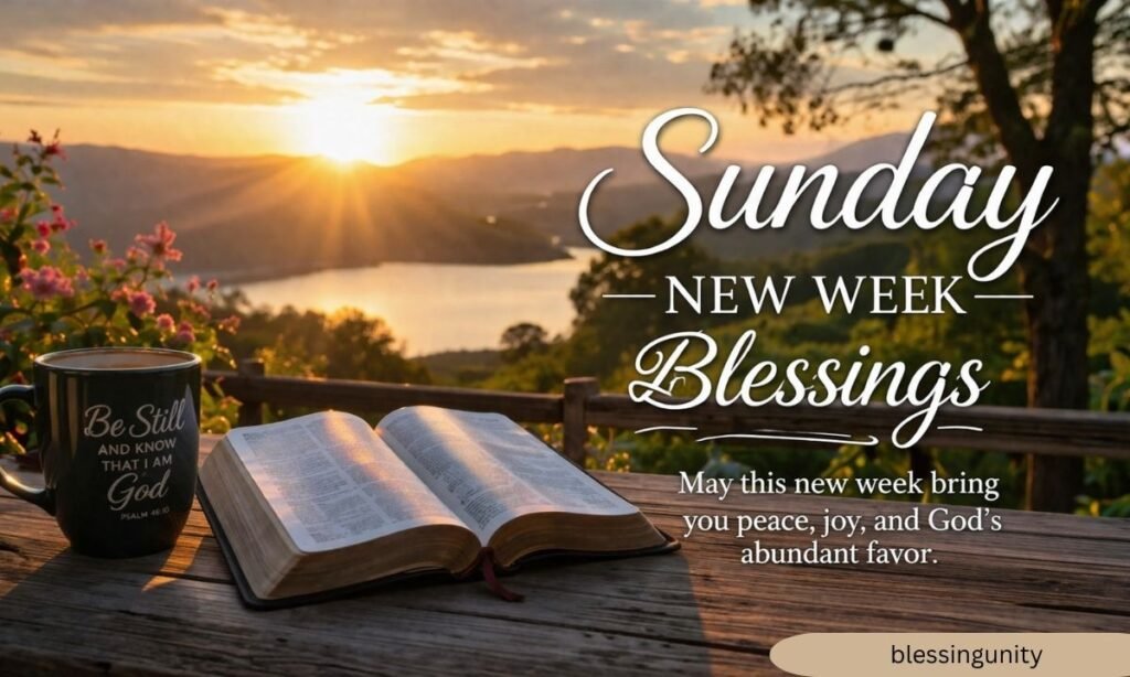 Sunday New Week Blessings