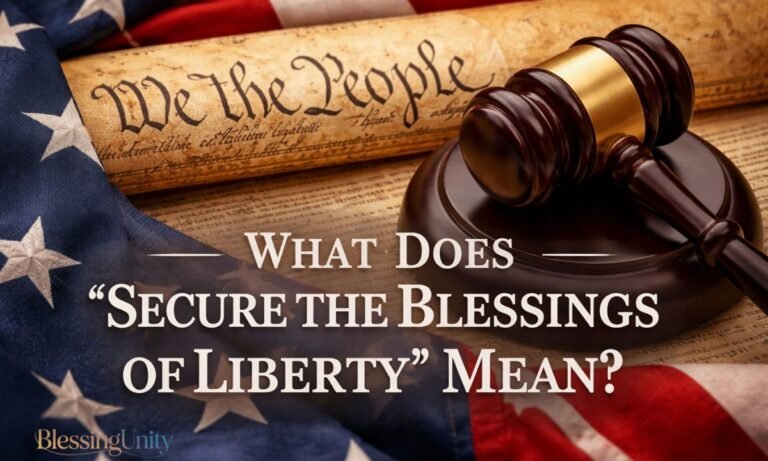 What Does “Secure the Blessings of Liberty” Mean