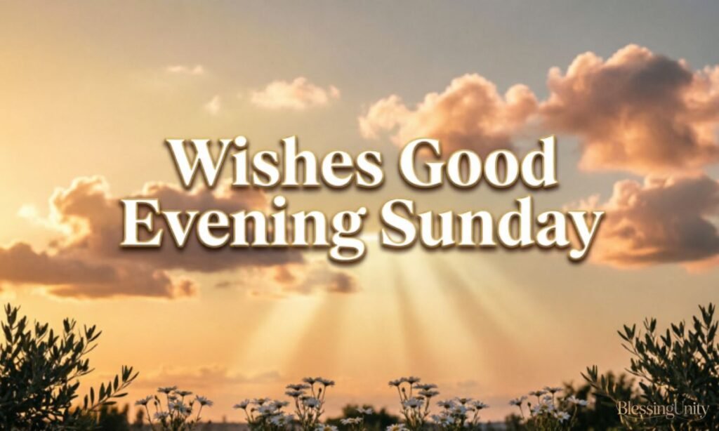 Good Evening Sunday Blessings