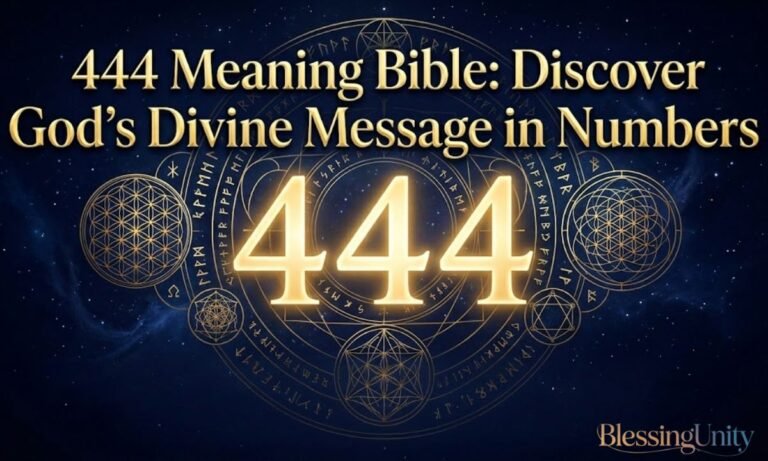 444 Meaning Bible Discover God’s Divine Message in Numbers