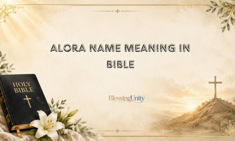 Alora Name Meaning in Bible