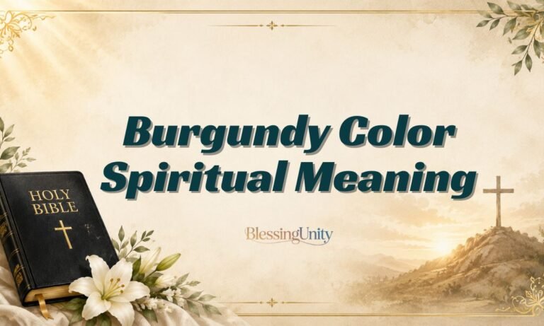 Burgundy Color Spiritual Meaning