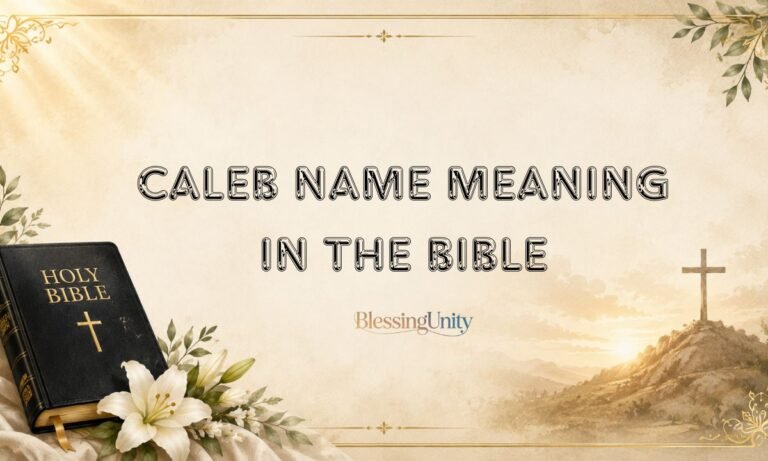 Caleb Name Meaning in the Bible