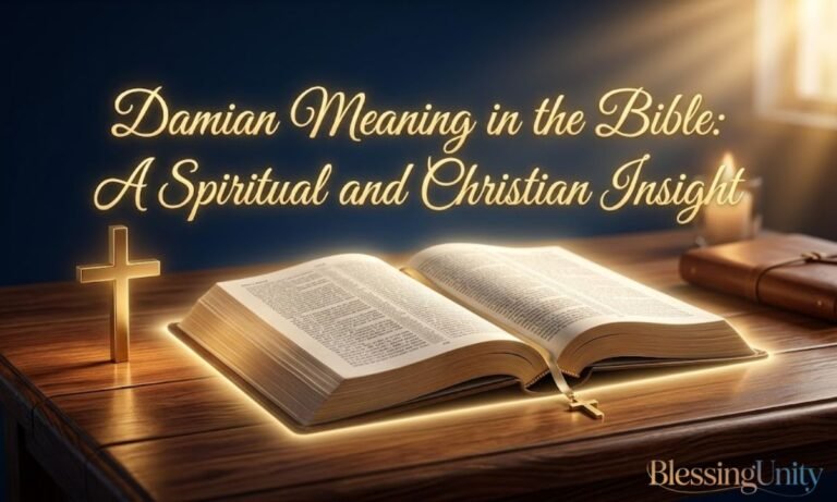 Damian Meaning in the Bible A Spiritual and Christian Insight